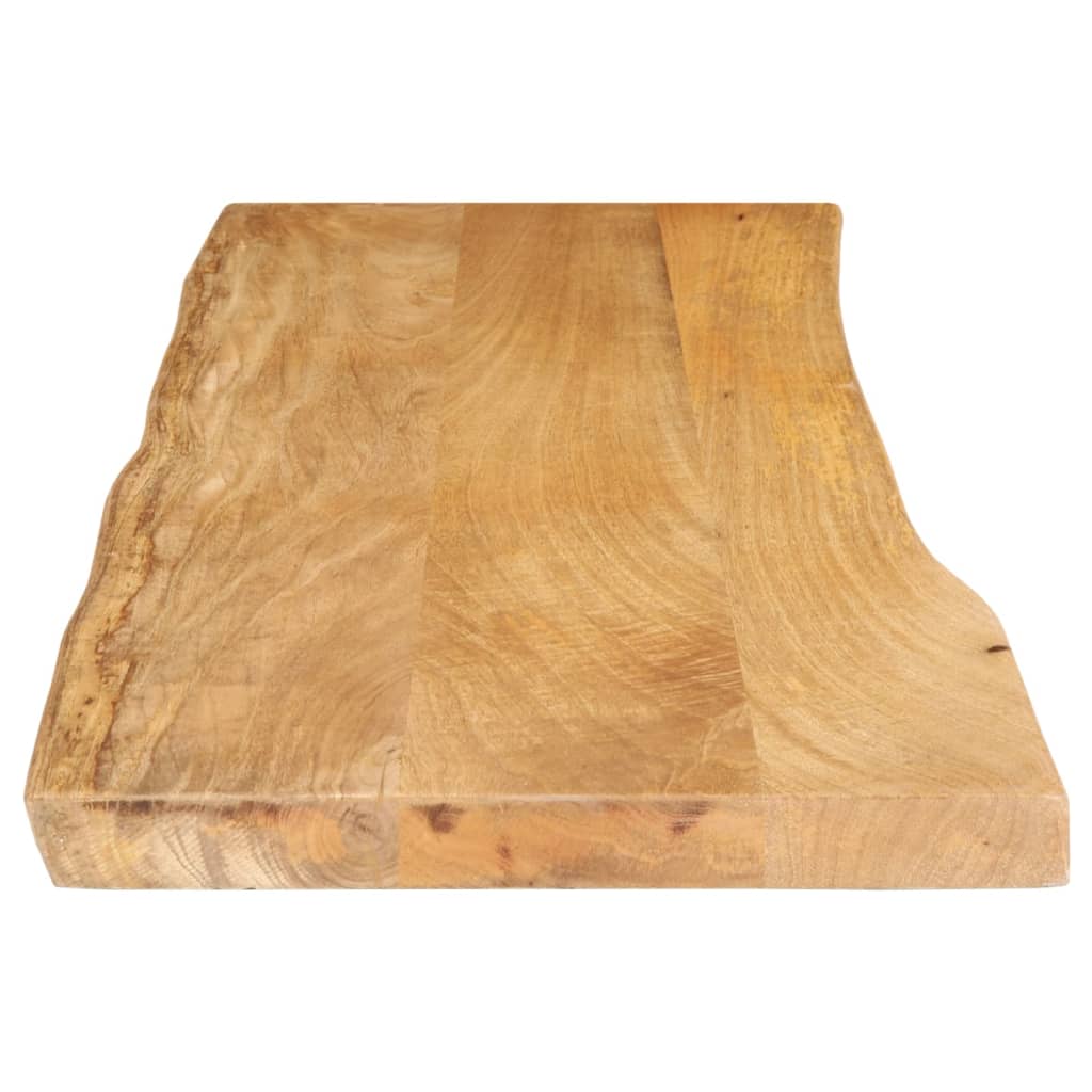 Dessus de table 140x40x3,8 cm bord vivant bois massif manguier - XIOS