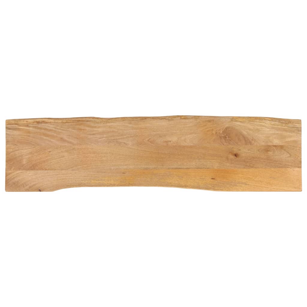 Dessus de table 160x40x3,8 cm bord vivant bois massif manguier - XIOS