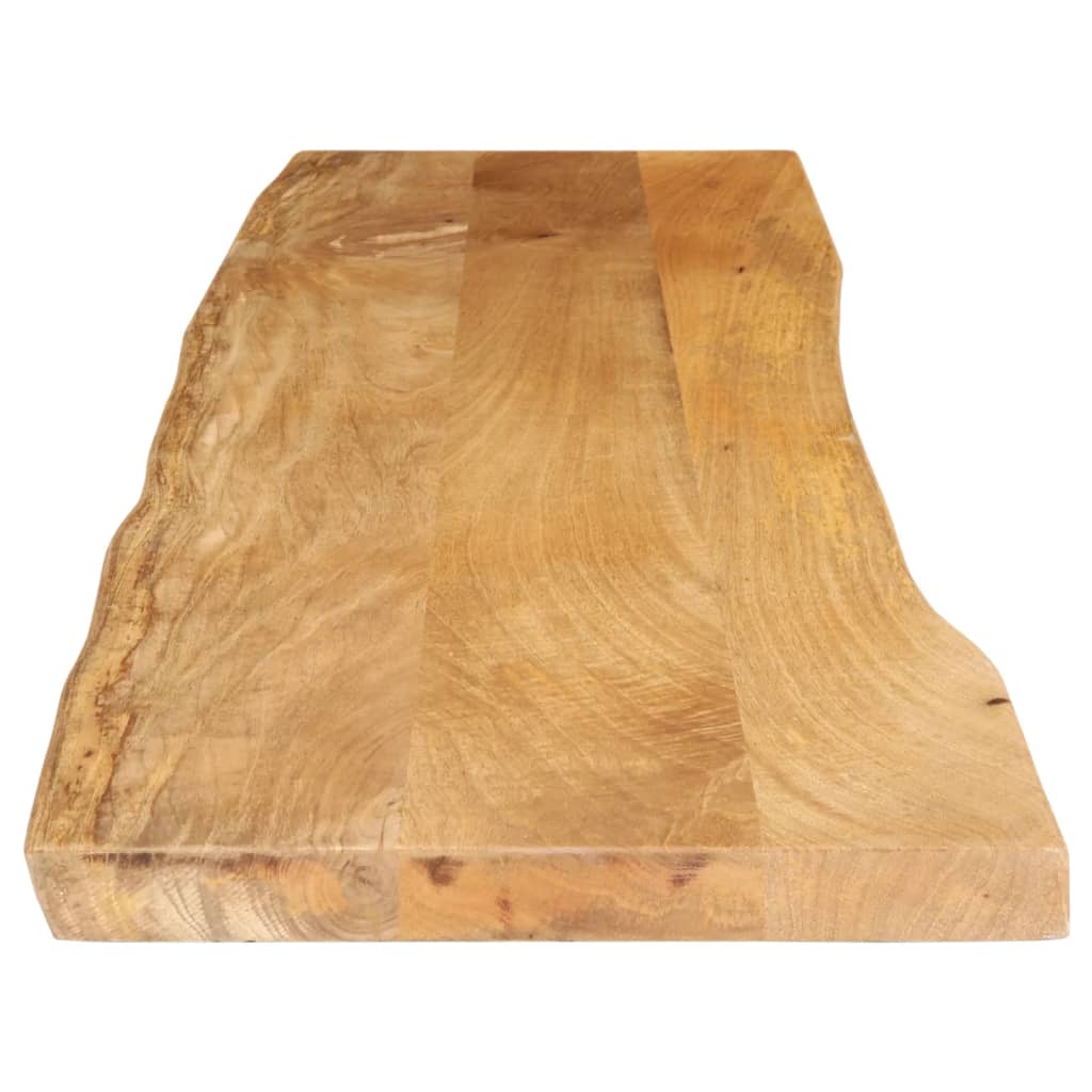 Dessus de table 160x40x3,8 cm bord vivant bois massif manguier - XIOS