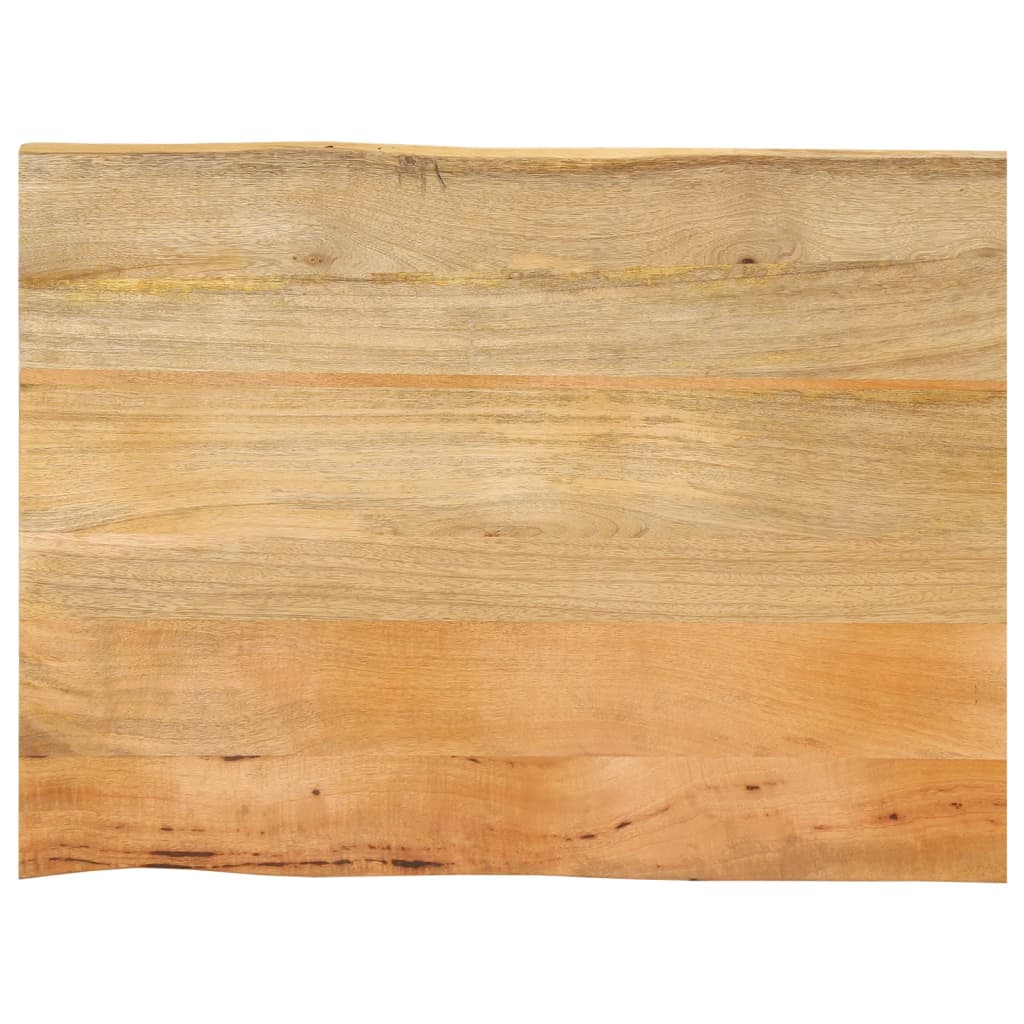 Dessus de table 80x60x3,8 cm bord vivant bois massif manguier - XIOS