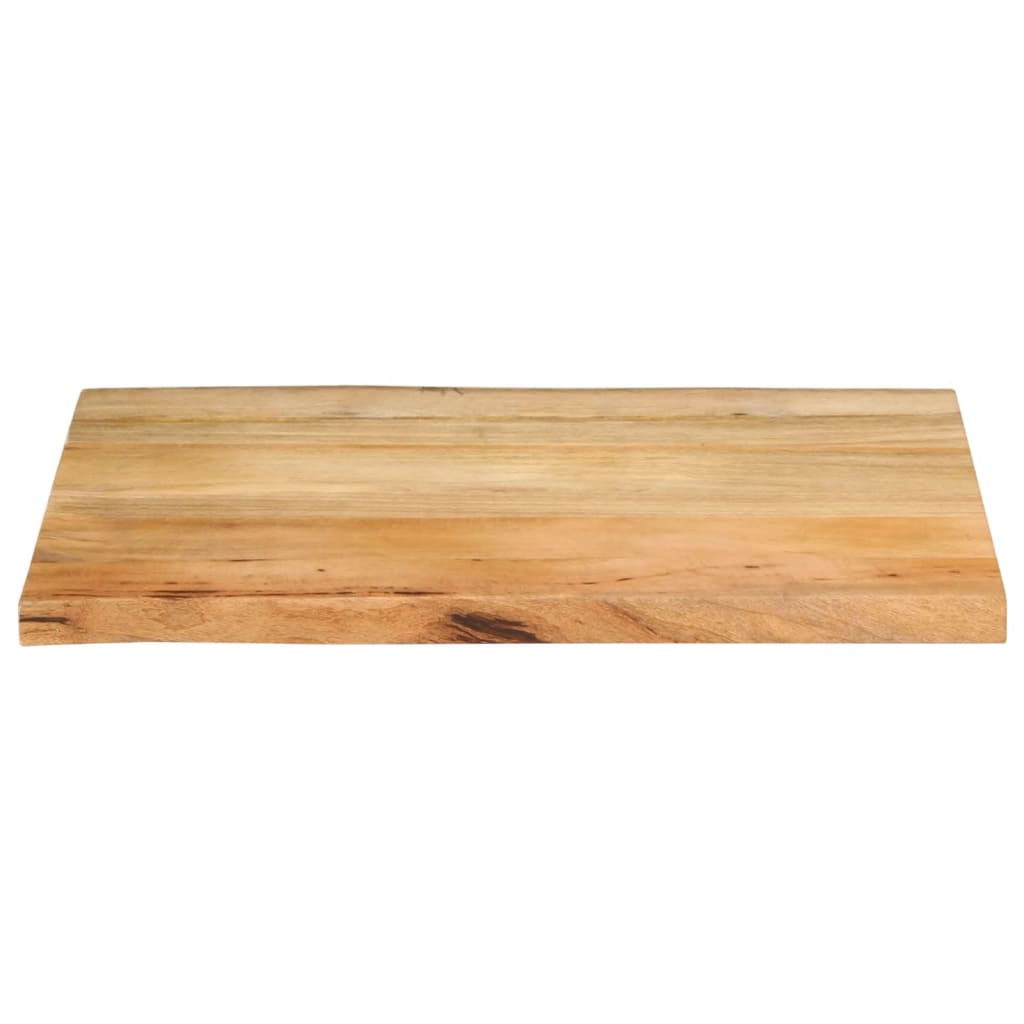 Dessus de table 90x60x3,8 cm bord vivant bois massif manguier - XIOS