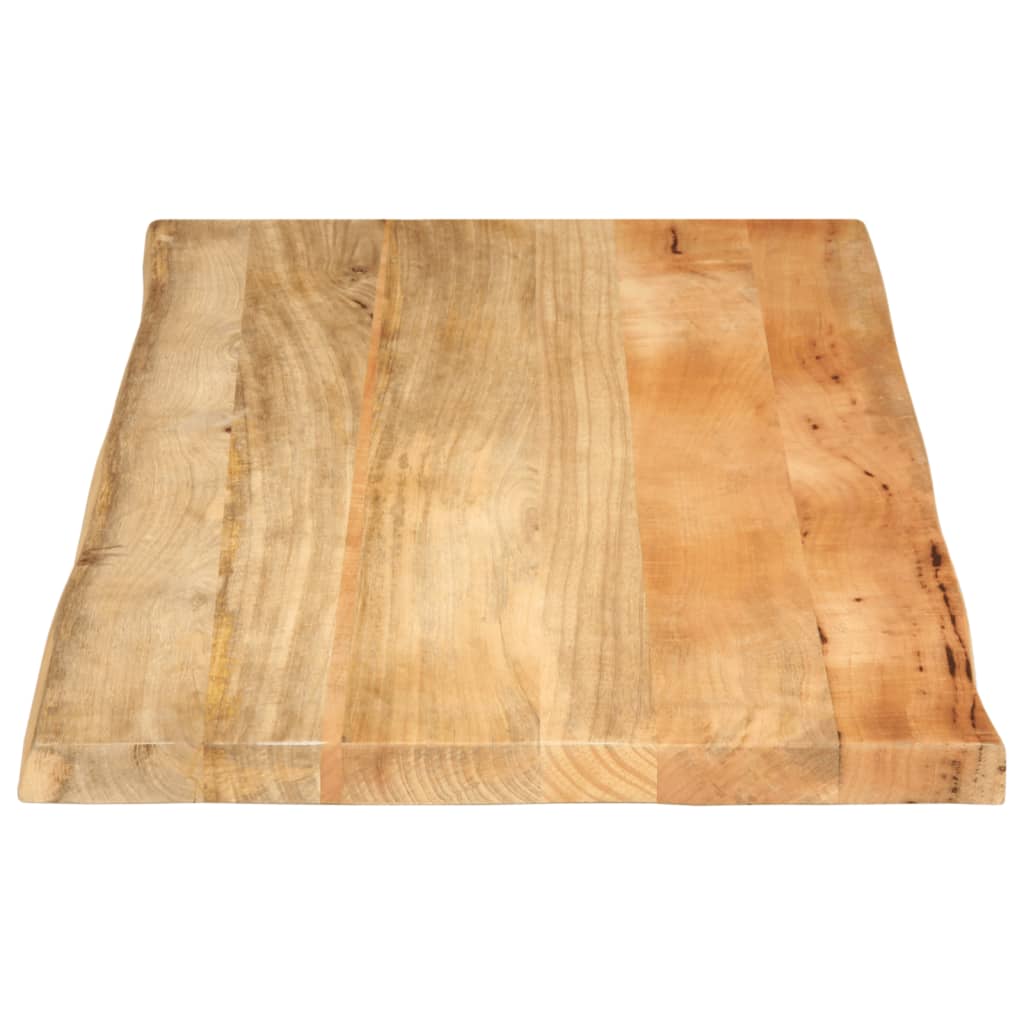 Dessus de table 110x60x3,8 cm bord vivant bois massif manguier - XIOS