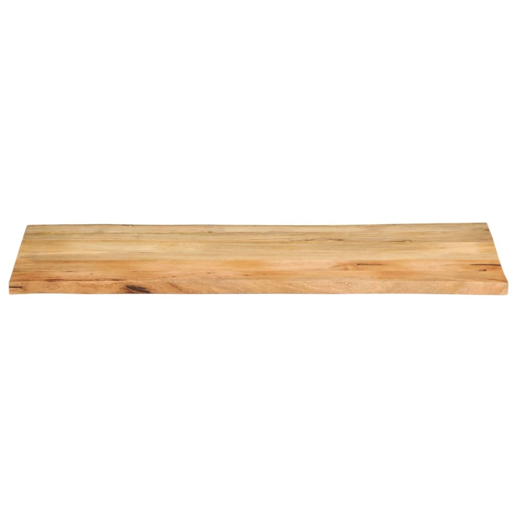 Dessus de table 140x60x3,8 cm bord vivant bois massif manguier - XIOS