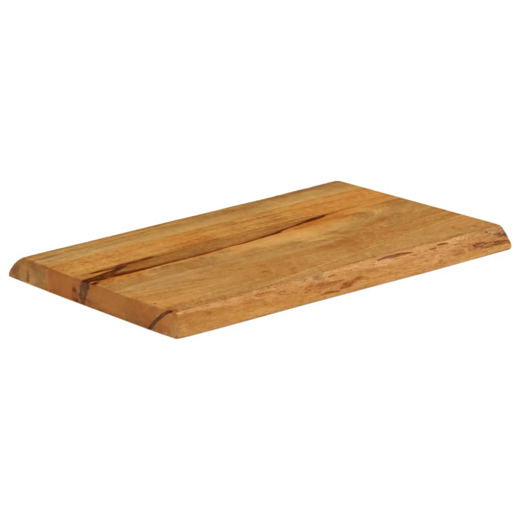 Dessus de table 50x40x2,5 cm bord vivant bois massif manguier - XIOS