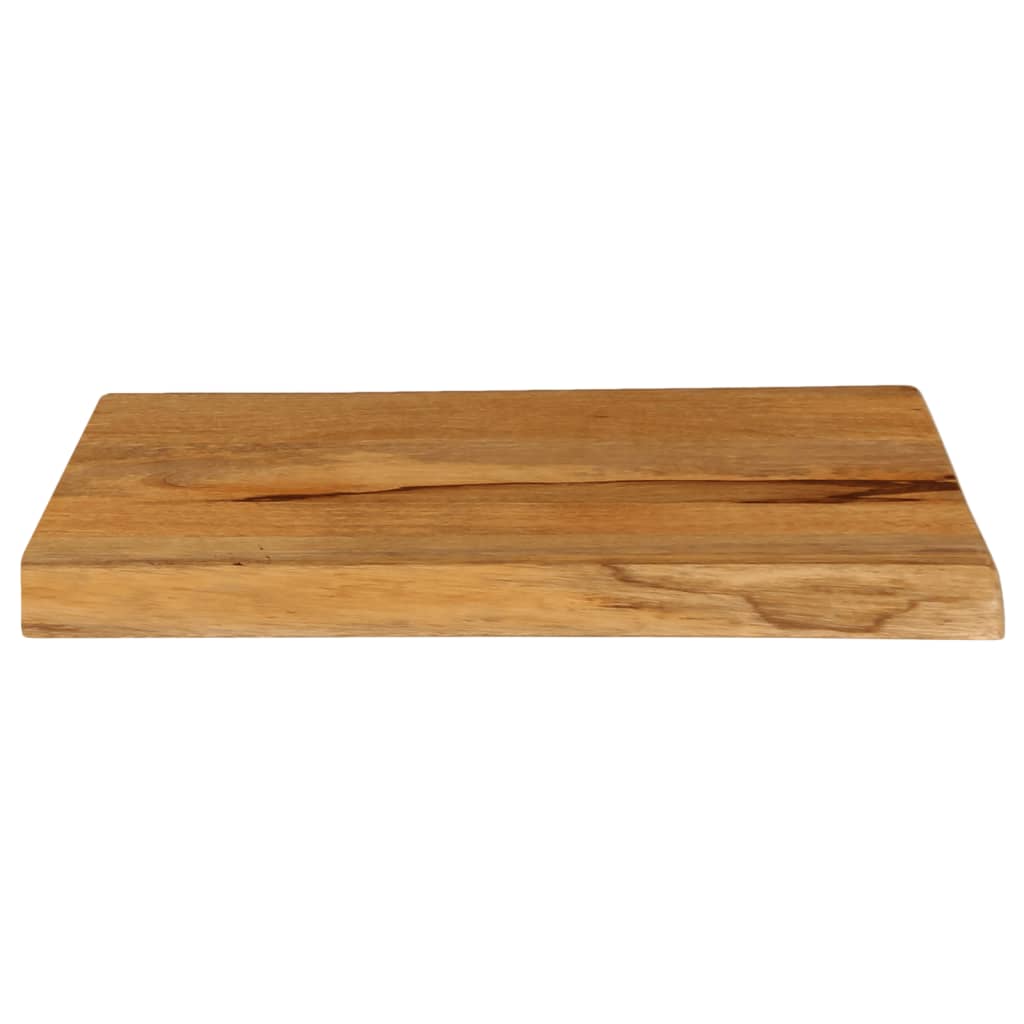 Dessus de table 50x40x2,5 cm bord vivant bois massif manguier - XIOS