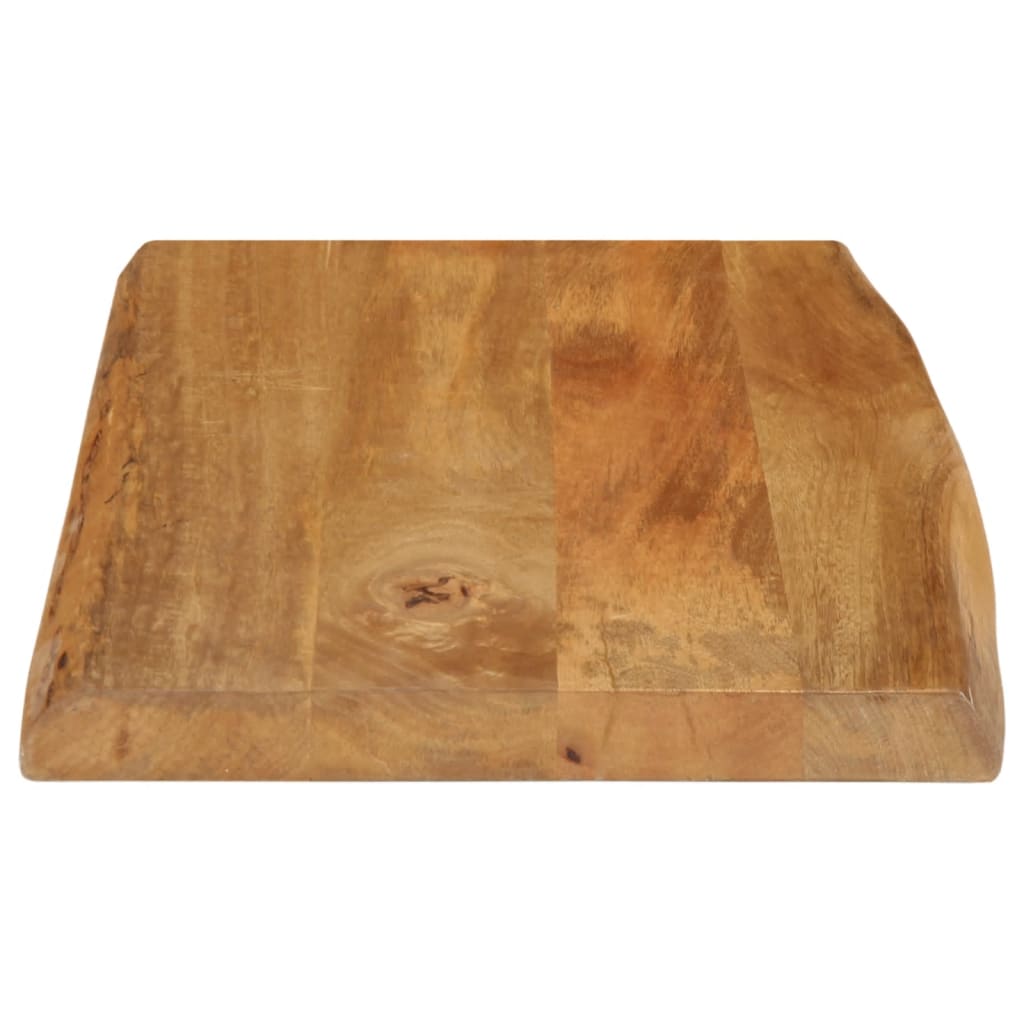 Dessus de table 50x40x2,5 cm bord vivant bois massif manguier - XIOS