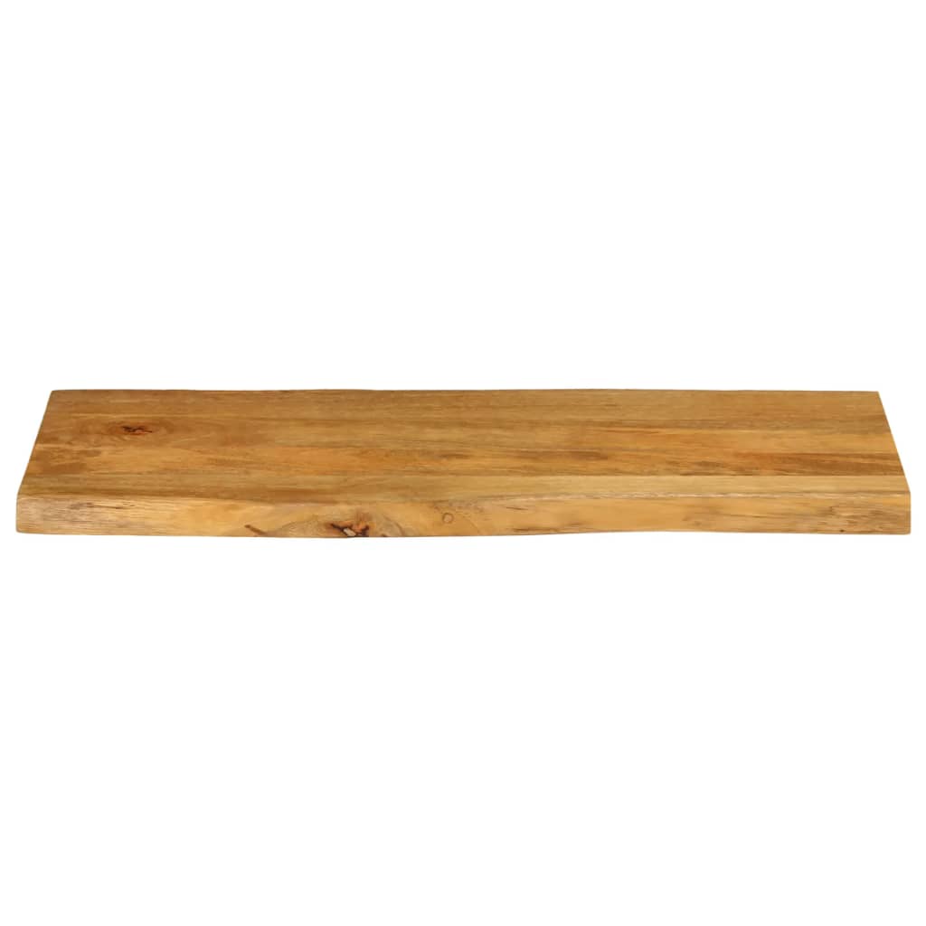 Dessus de table 80x40x2,5 cm bord vivant bois massif manguier - XIOS