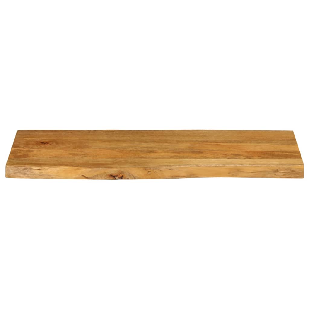 Dessus de table 90x40x2,5 cm bord vivant bois massif manguier - XIOS
