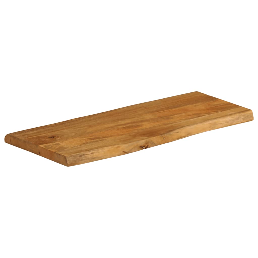 Dessus de table 100x40x2,5 cm bord vivant bois massif manguier - XIOS