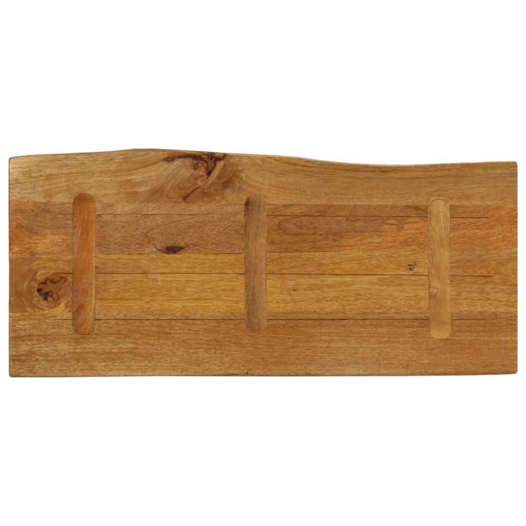 Dessus de table 100x40x2,5 cm bord vivant bois massif manguier - XIOS