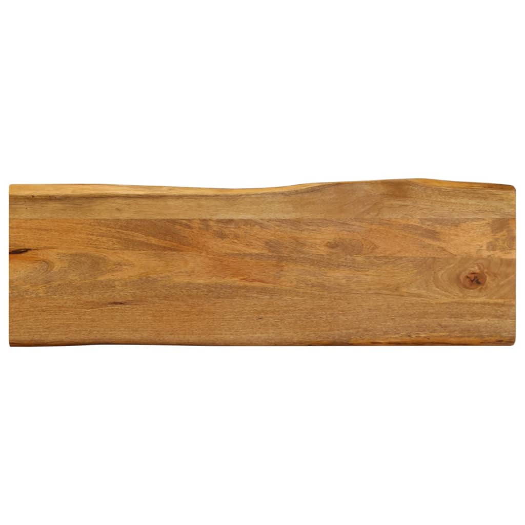 Dessus de table 120x40x2,5 cm bord vivant bois massif manguier - XIOS
