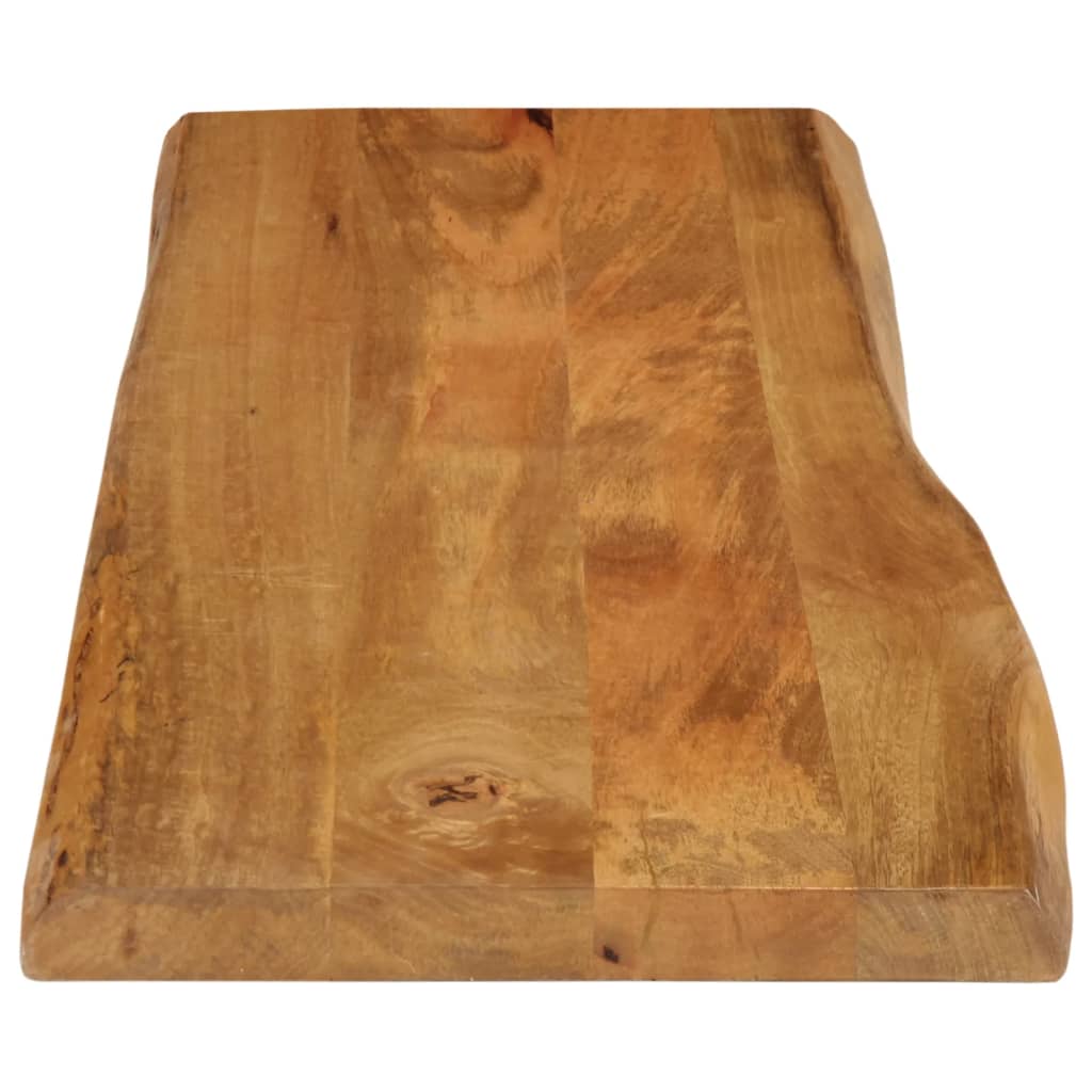 Dessus de table 120x40x2,5 cm bord vivant bois massif manguier - XIOS