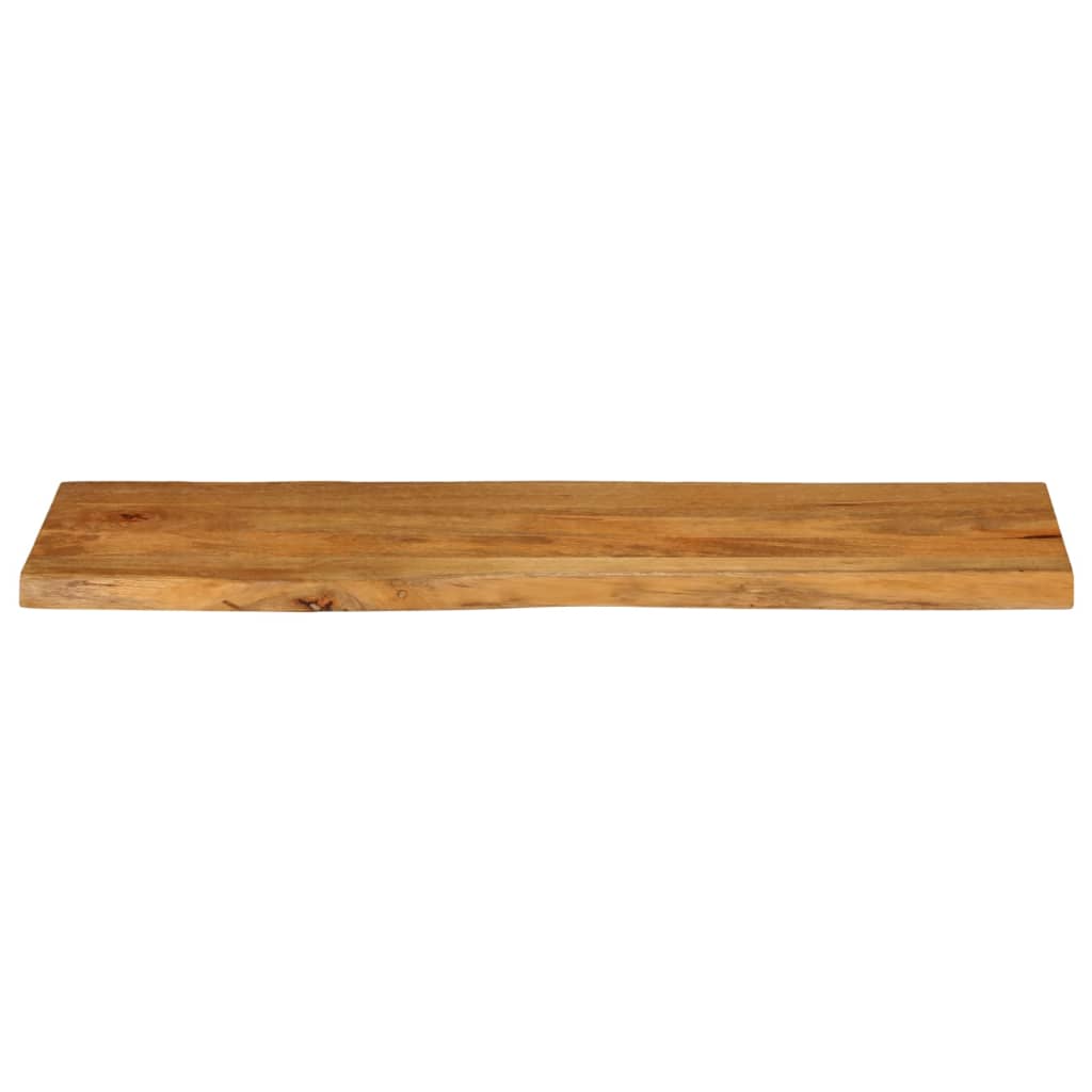 Dessus de table 140x40x2,5 cm bord vivant bois massif manguier - XIOS