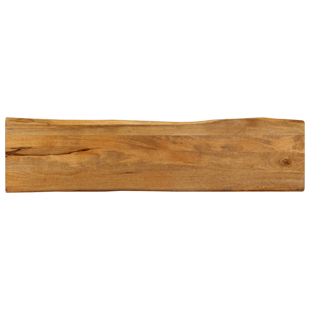Dessus de table 180x40x2,5 cm bord vivant bois massif manguier - XIOS