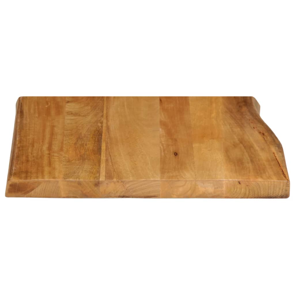 Dessus de table 60x60x2,5 cm bord vivant bois massif manguier - XIOS