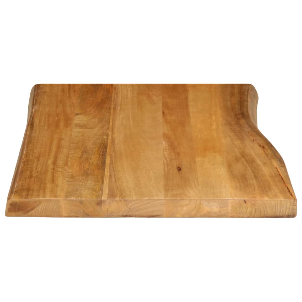 Dessus de table 80x60x2,5 cm bord vivant bois massif manguier - XIOS