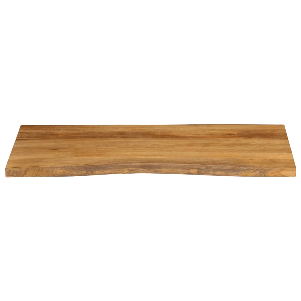 Dessus de table 100x60x2,5 cm bord vivant bois massif manguier - XIOS