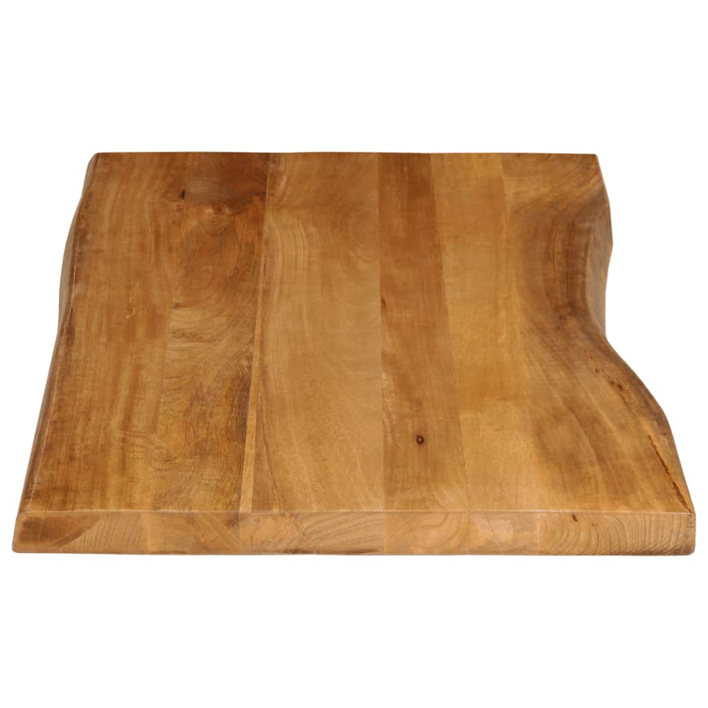 Dessus de table 100x60x2,5 cm bord vivant bois massif manguier - XIOS