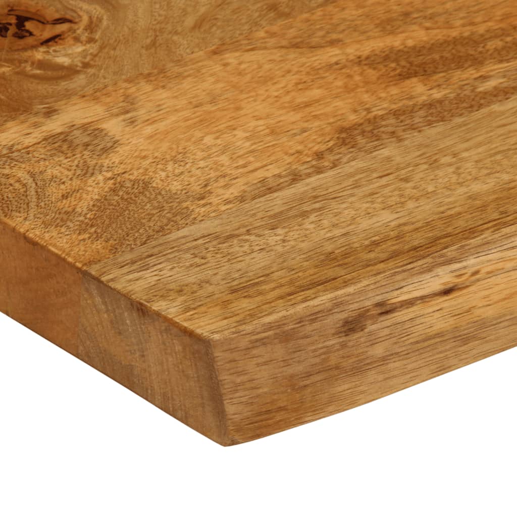 Dessus de table 100x60x2,5 cm bord vivant bois massif manguier - XIOS