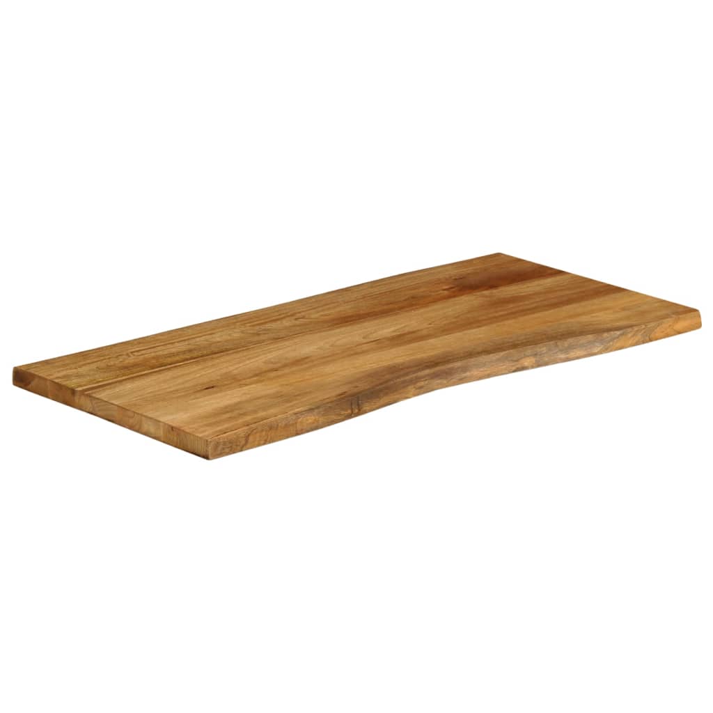 Dessus de table 110x60x2,5 cm bord vivant bois massif manguier - XIOS