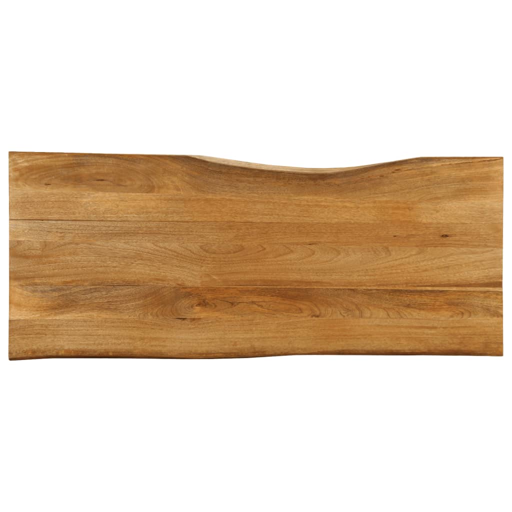 Dessus de table 140x60x2,5 cm bord vivant bois massif manguier - XIOS
