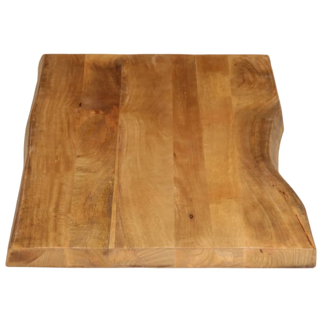Dessus de table 140x60x2,5 cm bord vivant bois massif manguier - XIOS