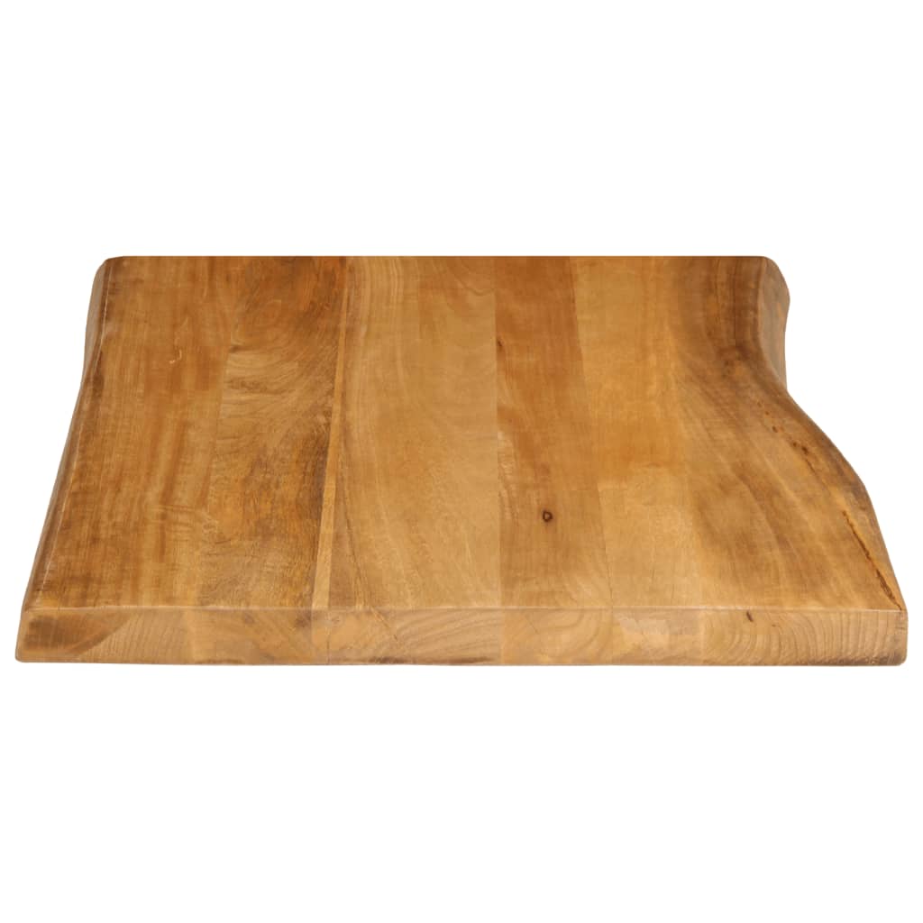 Dessus de table 80x60x3,8 cm bord vivant bois massif manguier - XIOS