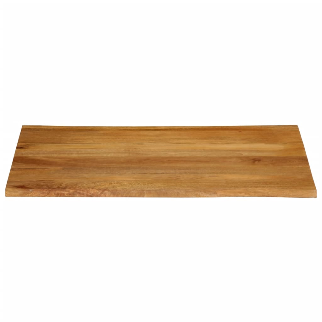 Dessus de table 90x80x3,8 cm bord vivant bois massif manguier