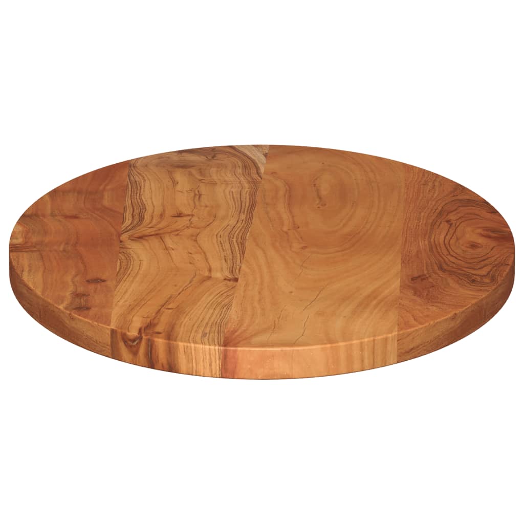 Dessus de table 110x40x3,8 cm ovale bois massif d'acacia - XIOS