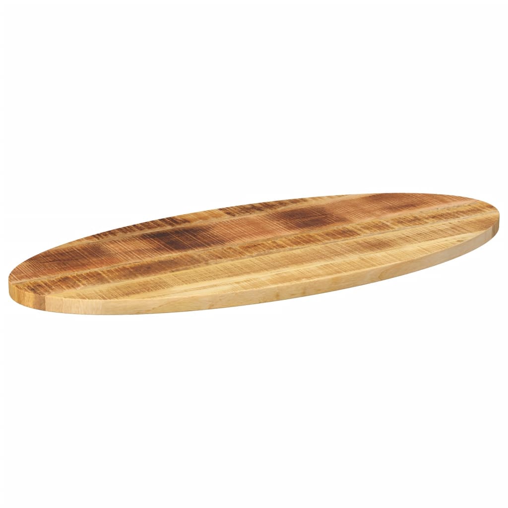 Dessus de table 110x50x3,8 cm ovale bois massif de manguier - XIOS