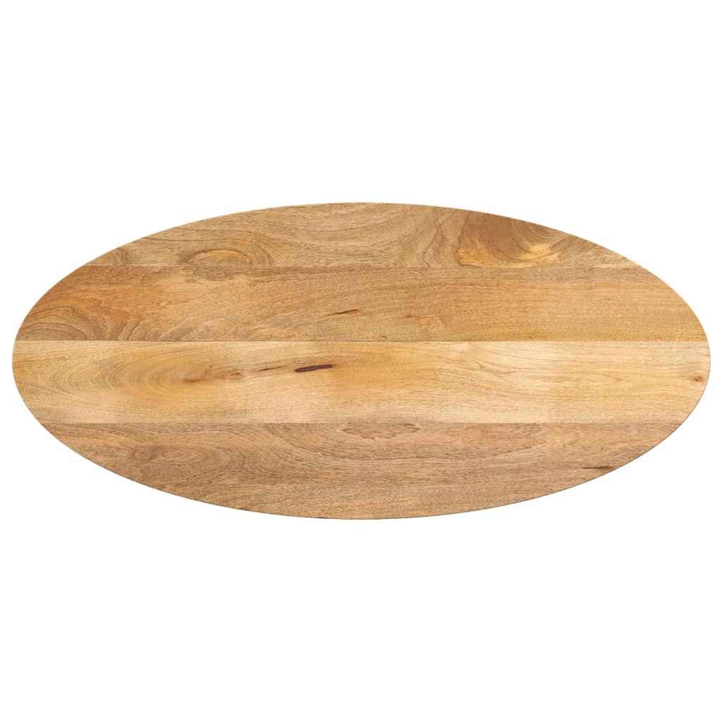 Dessus de table 140x50x3,8 cm ovale bois massif de manguier - XIOS
