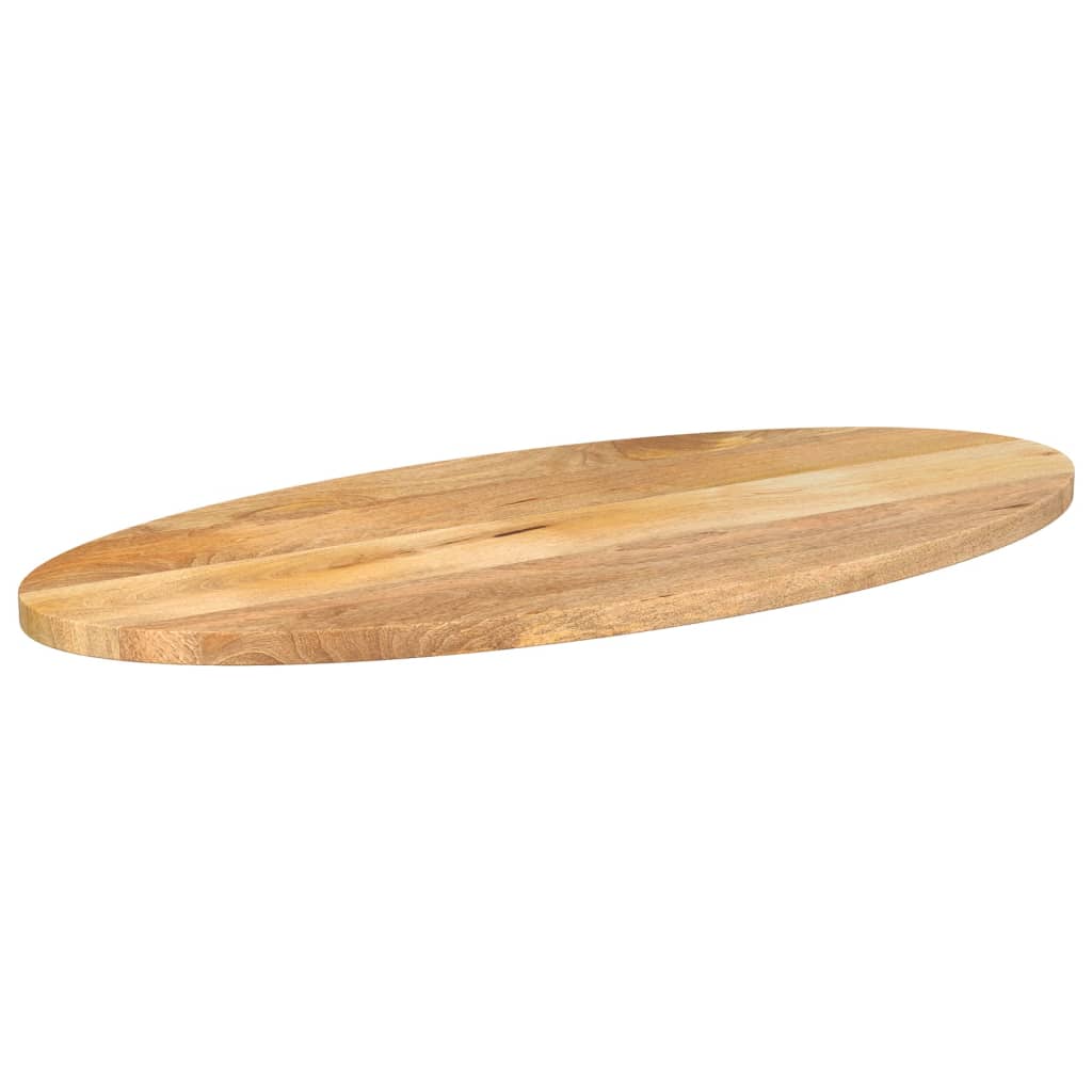 Dessus de table 140x50x3,8 cm ovale bois massif de manguier - XIOS