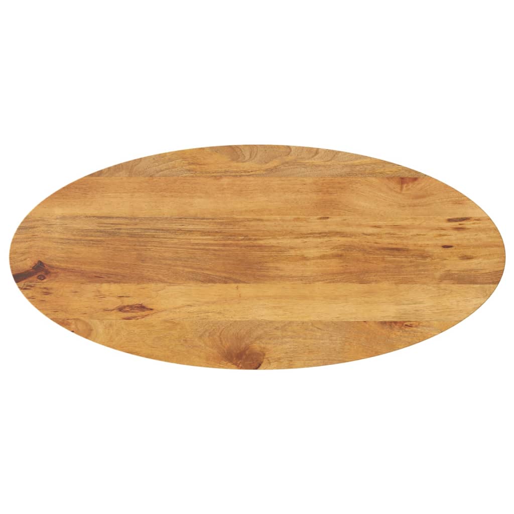 Dessus de table 140x50x2,5 cm ovale bois massif de manguier - XIOS