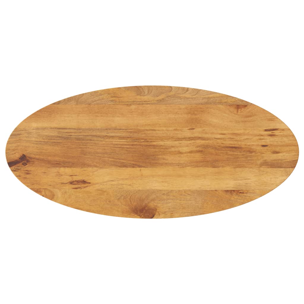 Dessus de table 120x50x3,8 cm ovale bois massif de manguier - XIOS