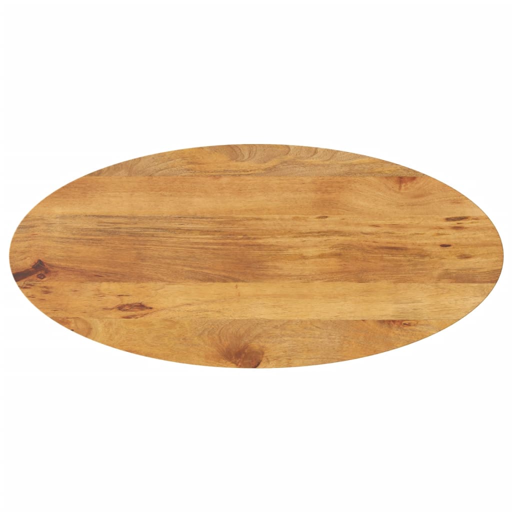 Dessus de table 140x50x3,8 cm ovale bois massif de manguier - XIOS