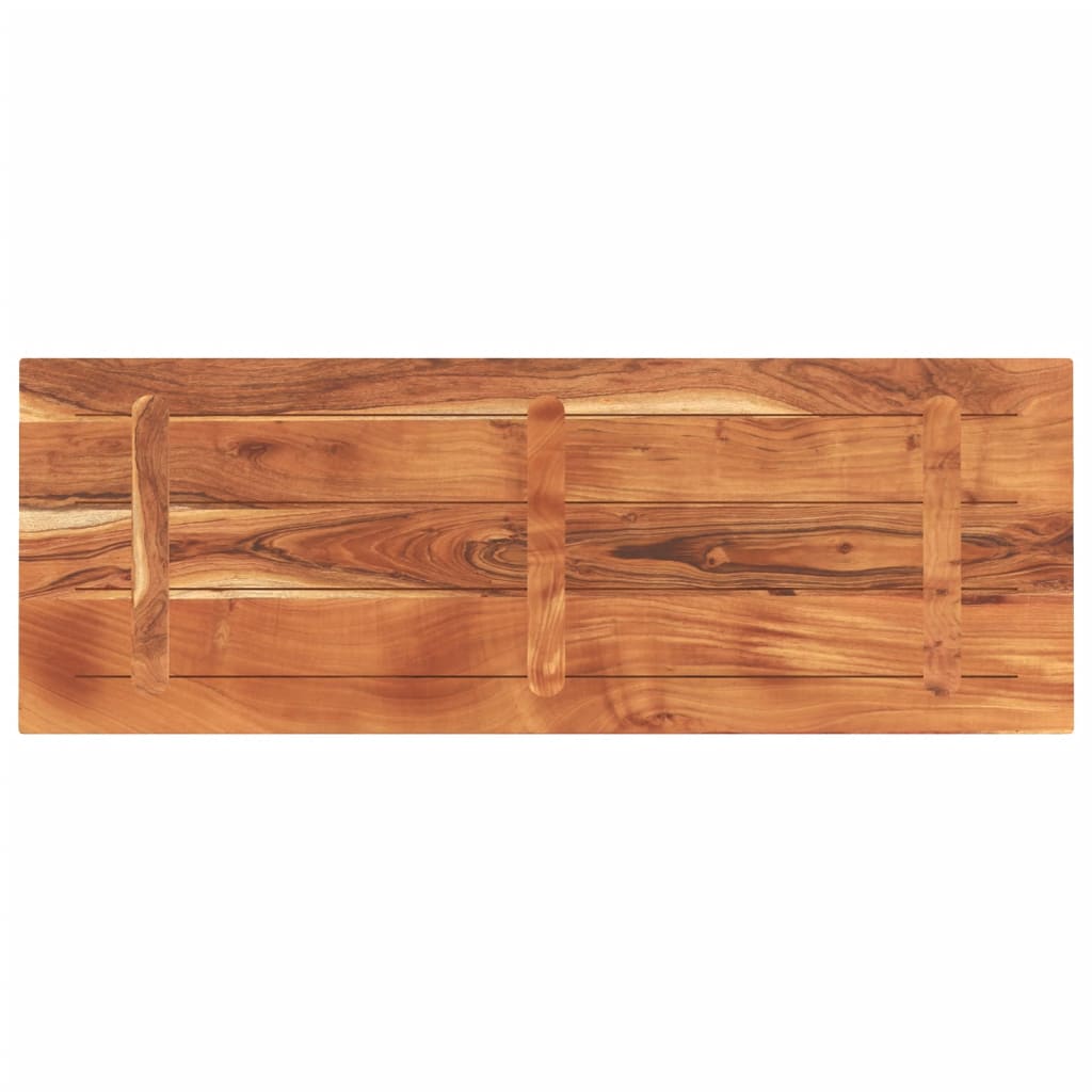 Dessus de table 140x50x2,5cm rectangulaire bois massif d'acacia - XIOS