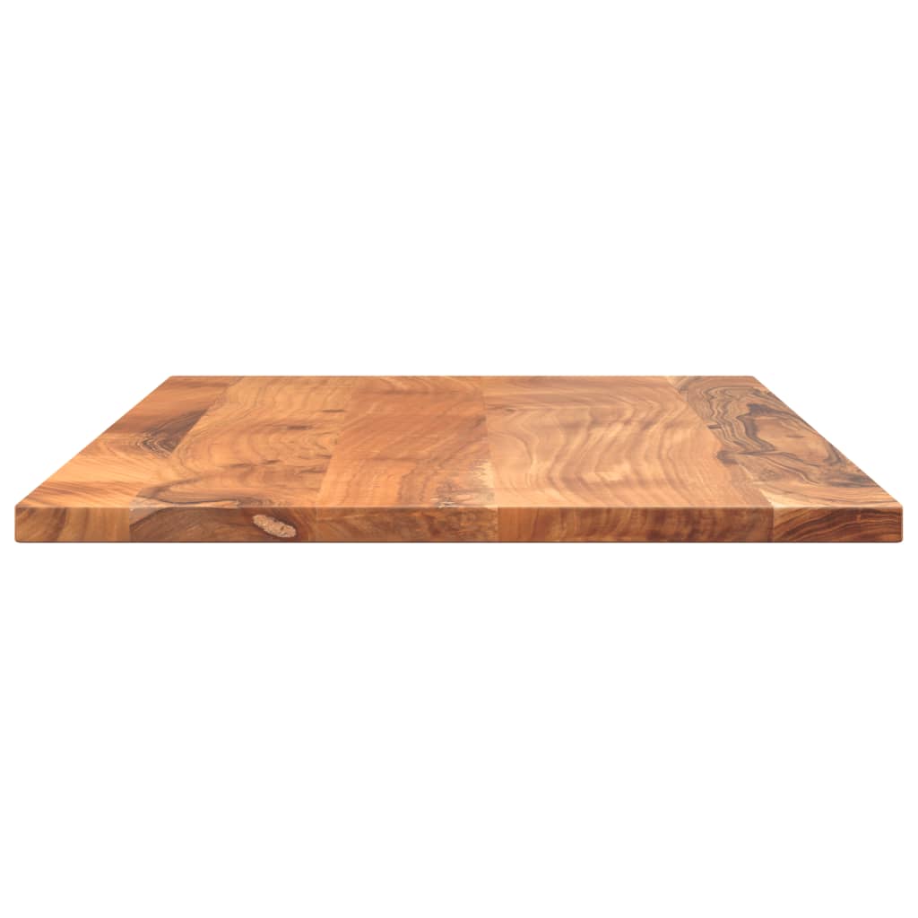 Dessus de table 70x60x2,5 cm rectangulaire bois massif d'acacia - XIOS