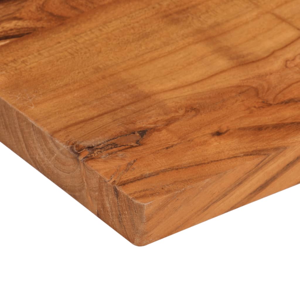 Dessus de table 70x60x2,5 cm rectangulaire bois massif d'acacia - XIOS