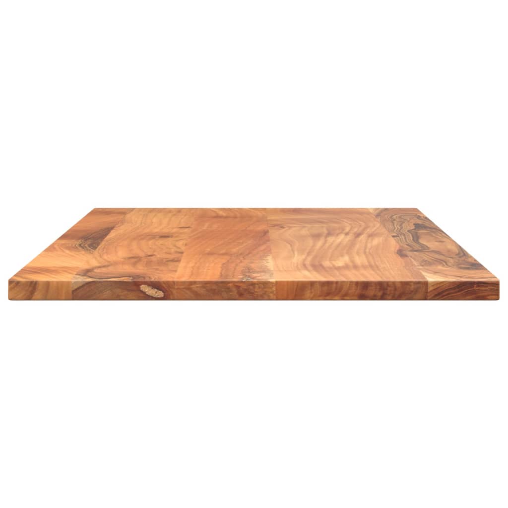 Dessus de table 80x60x2,5 cm rectangulaire bois massif d'acacia - XIOS