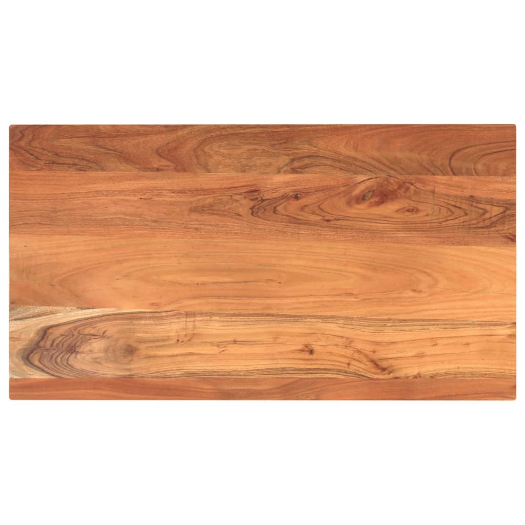 Dessus de table 110x60x2,5cm rectangulaire bois massif d'acacia