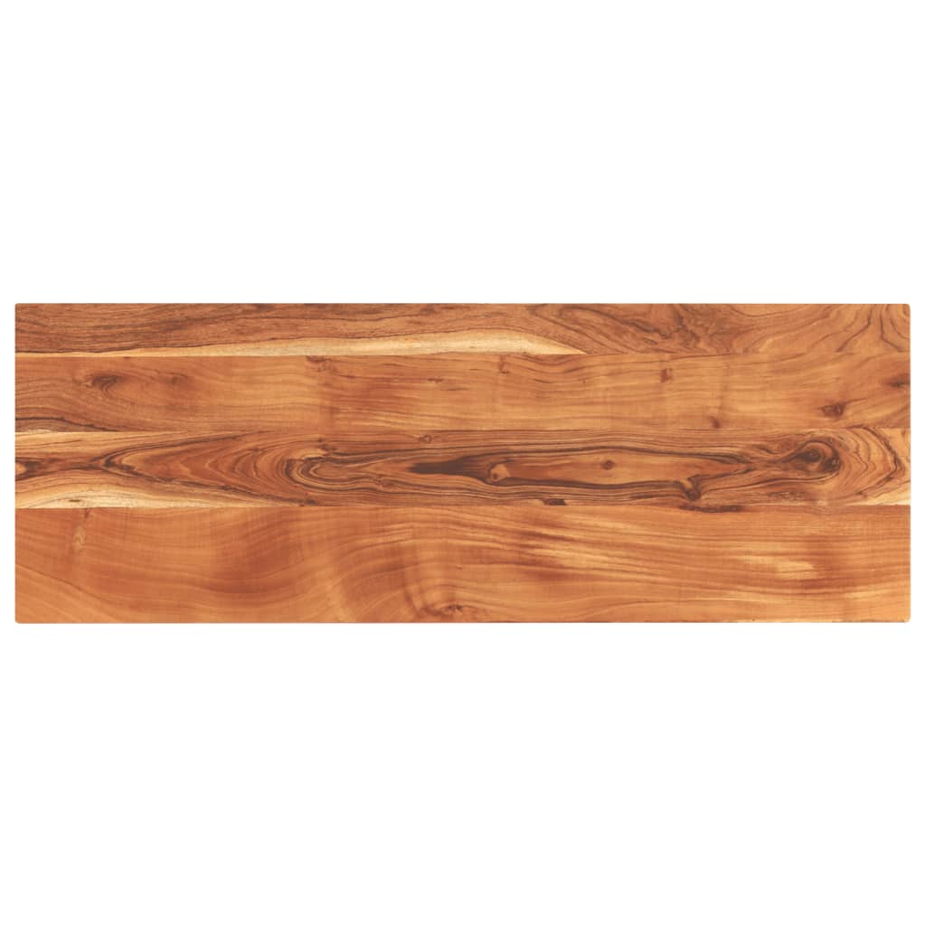 Dessus de table 140x60x2,5cm rectangulaire bois massif d'acacia - XIOS