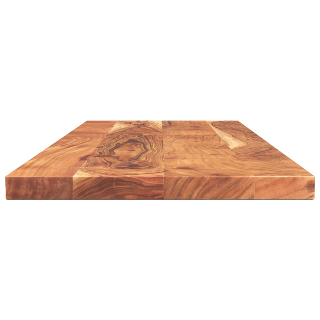 Dessus de table 140x60x2,5cm rectangulaire bois massif d'acacia - XIOS