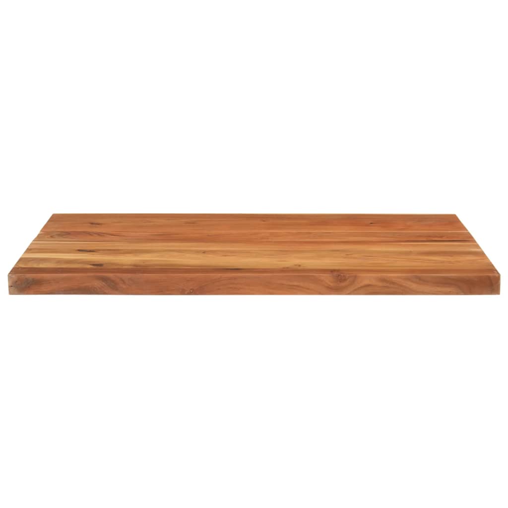 Dessus de table 90x80x2,5 cm rectangulaire bois massif d'acacia - XIOS