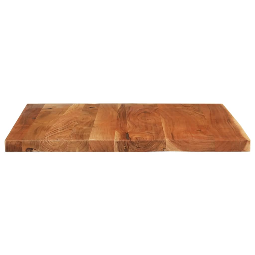 Dessus de table 90x80x2,5 cm rectangulaire bois massif d'acacia - XIOS