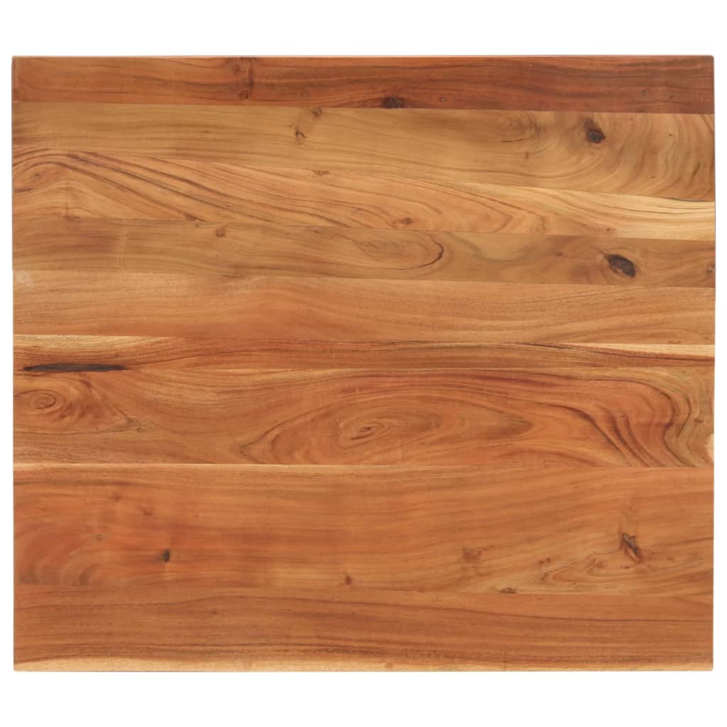 Dessus de table 100x80x2,5cm rectangulaire bois massif d'acacia
