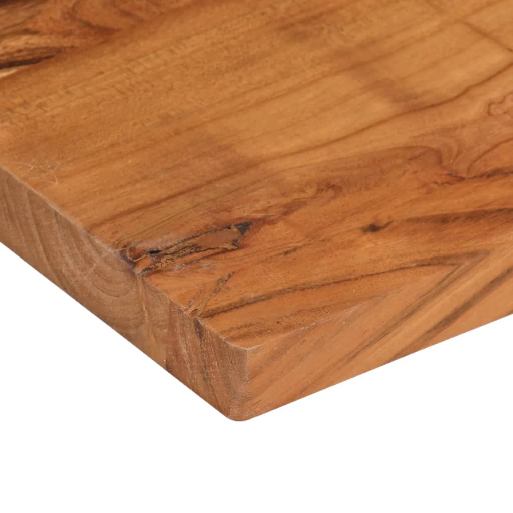 Dessus de table 100x80x2,5cm rectangulaire bois massif d'acacia