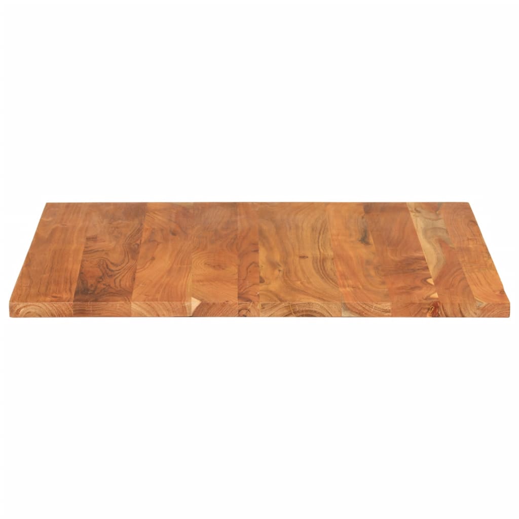 Dessus de table 90x90x2,5 cm carré bois massif d'acacia