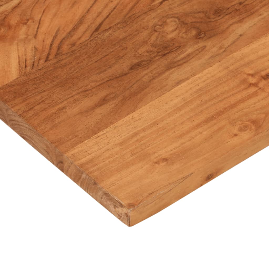 Dessus de table 90x90x2,5 cm carré bois massif d'acacia