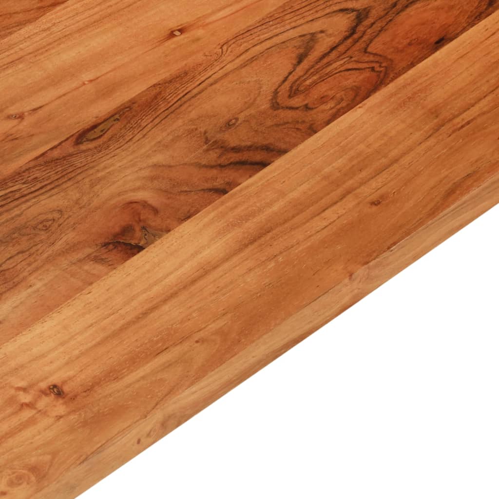 Dessus de table 90x90x2,5 cm carré bois massif d'acacia