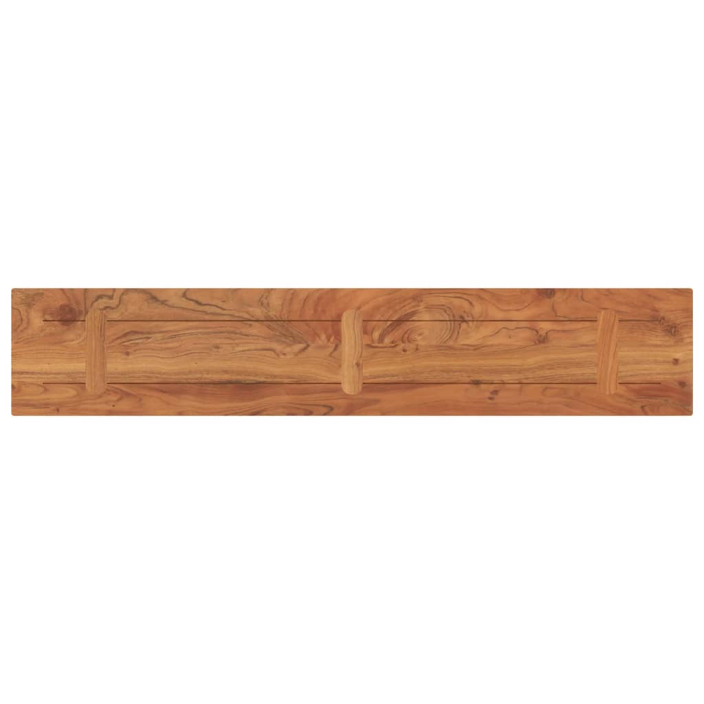 Dessus de table 140x20x3,8cm rectangulaire bois massif d'acacia - XIOS